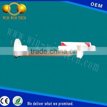 Security hooks for pvc slatwall panel