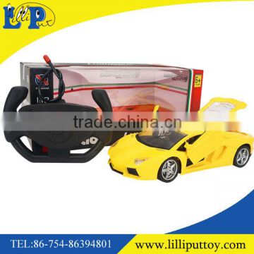 Fashion plastic 5 channel rc car toy for children