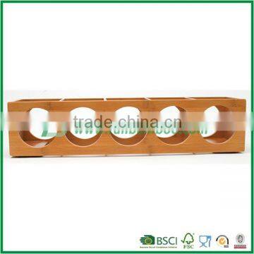 2015 New Design Promotional Bamboo Wine Shelf Best Quality photo-3