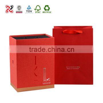 Manufacturer Red Paperbag Box Wholesale/High Quality Paper Box With Handles