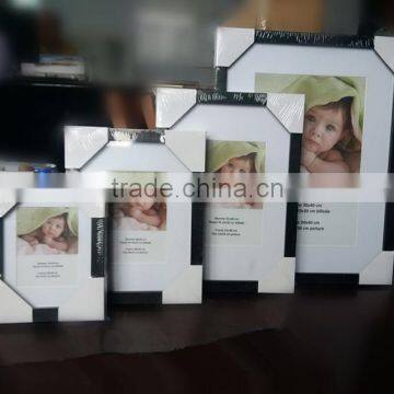 Cheap wholesale all size black baby picture MDF photo frame