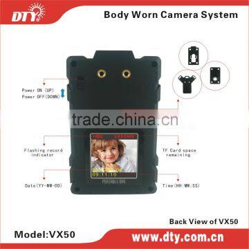 shenzhen best mini police dvr 1 channel with 2 year waranty ,VX50