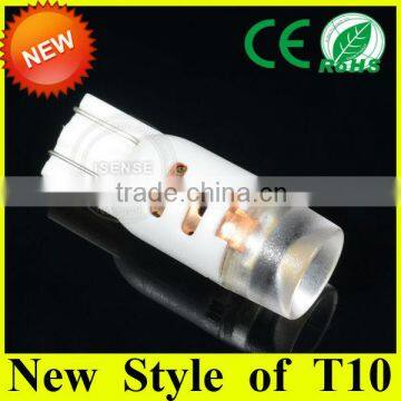 DC 12V Voltage Pure WHITE AMBER 3W T10 LED AUTO BULB