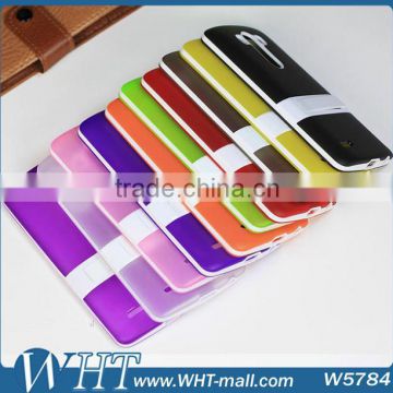 Soft Case for LG G3 TPU Cover+ PC Kickstand Dual Color Hybrid Case