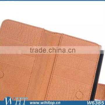 Flip Leather Case for Samsung Galaxy S6, Business Wallet Case for S6 With 9 Card Slots photo-4