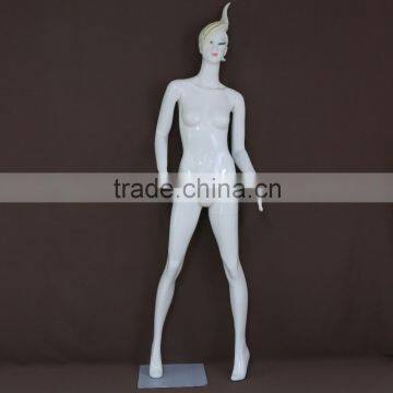 Sexy make up fiber full body lifelike female mannequin with wig