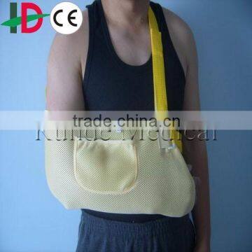 CE approved broken arm shoulder brace breathable mesh cloth materila