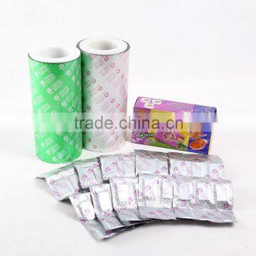 JC aluminum foil laminated packaing film roll,tea bag packaging