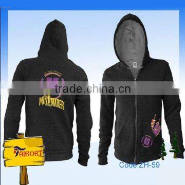 High quality poly/cotton fleece jacket (ZH-59)