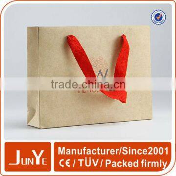 Plain customized paper packing bags for jeans