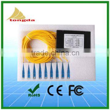 FTTH Box PLC 1x32 Fiber Optic Splitter SC FC UPC APC Fiber Optic Splitter