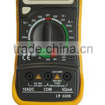 Low price Home use digital multimeter LW830B manufacture--HK LONGWEI INSTRUMENT