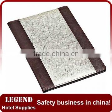 China wholesale leather menu cover,menu folder