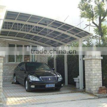 DIY Carport With Aluminum Frame Poly Roof for Your Car photo-3