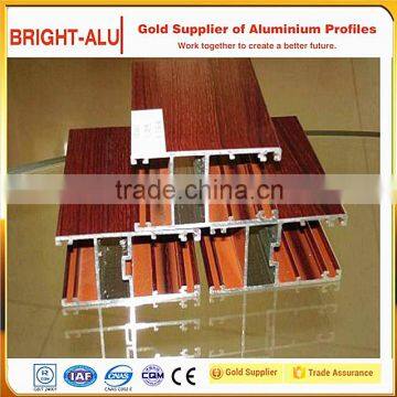 Aluminum profiles/WOOD GRAIN COATING /aluminium 6061 6063 T4 T5 T6