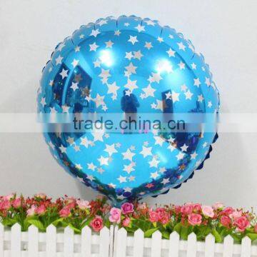 18" Inch Blue color Foil Star Balloon Helium Metallic balloons For Wedding Party Birthday decoration globos