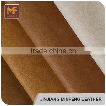 Various kinds color brushed embossed pattern wholesale metallic pu leather