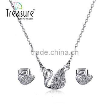 IN STOCK Yiwu Ladies Accessories Copper Zircon Fashion Jewelry Set photo-2