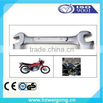 Raised Panel Design Double Open End Wrench