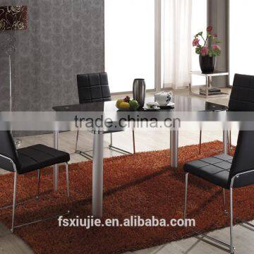 Z629 Stackable Black and White Leather Dinner Chair photo-5