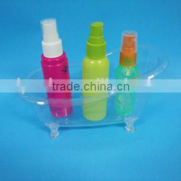 small bathtub for bottes, PS transparent container