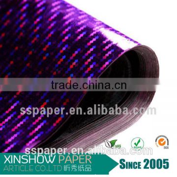 new style gift wrap holographic vinyl film