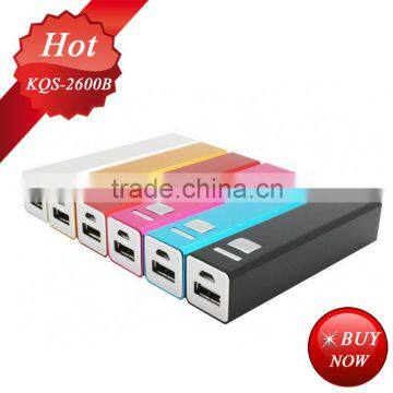 Good Price (best for Gift )metal Lipstick Power Bank 2600mah