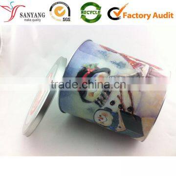 Cartoon printing small metal tin round boxes for cookies candy snacks                        
                                                                                Supplier's Choice