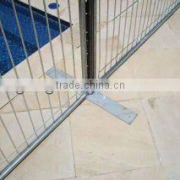 galvanized temporary movable pool fence