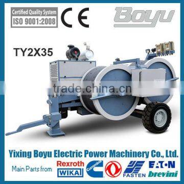 Hydraulic wire cable tension machine Corresponding tension:2*20KN