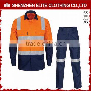 flame retardant reflective construction safety work wear hi vis