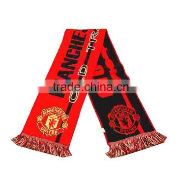 bob trading OEM factory football fans Tatting scarf cashmere checked tatting scarf