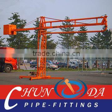 concrete pump placing boom