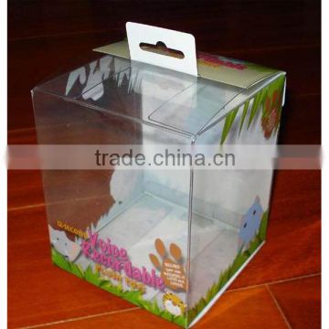 High quality custom logo printing clear plastic packaging box,pet pp pvc box