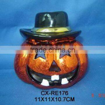 ceramic pumpkin lamp