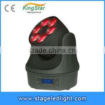 Professional China Stage lighting Factory Price Mini 6*15W Bee Eye LED Moving Head Beam Light