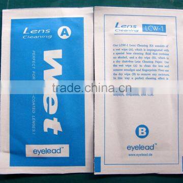 Optical Lens Cleaning Wipes Glasses Cleaning Tissue Dry & Wet Screen Cleaning Wipes photo-6