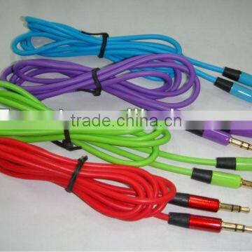 Colorful 3.5mm Audio Extension AUX Cable for iphone4/4s