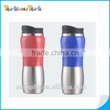 Promotional 450ml Double Wall Stainless Steel Travel Coffee Tumbler Mug