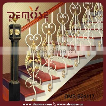 interior wrought iron stair railing panels for house