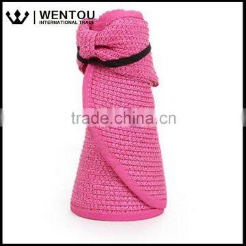 Monogrammed Sunscreen Large Brimmed Foldable Sun Hat photo-6