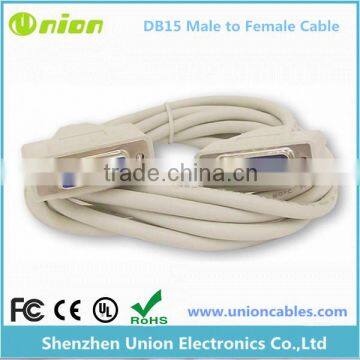 6 FEET DB15 MALE TO DB15 FEMALE NETWORK CABLE