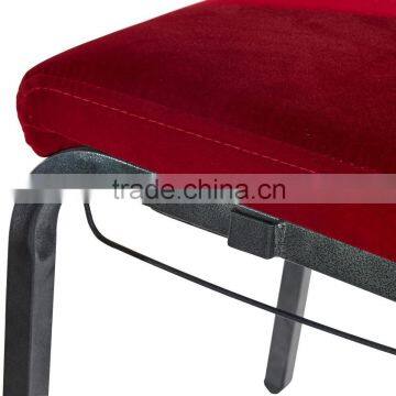 Strong Hot Sale Good Quality Luxury Stackable Church Chairs With Basket and Paper Bag