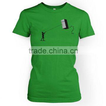 Ladies green t-shirts