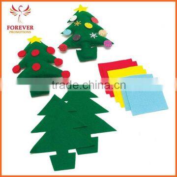 2015 Pantone Color Felt Christmas Tree Decoration With Button