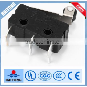 china supplier 3 pin black micro switch with screw