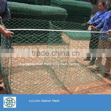 zinc95% Al5% coated Galfan wire rockfall netting for river construction protection
