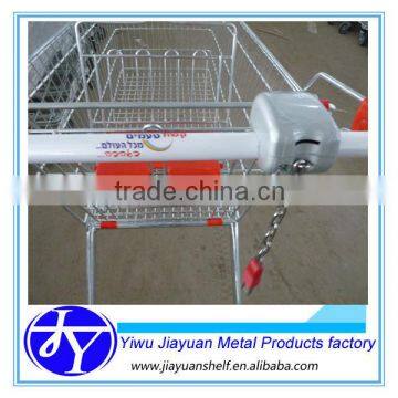 Europe type supermarket trolley cart