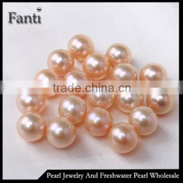 12-13mm no hole pearl beads natural color loose Edison pearls