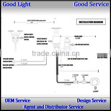 OVOVS High Quality Wire Harness With Switch for LED Work Lights, Offroad Led Light Bars photo-2